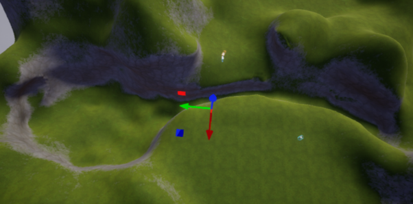 !Smoothed Pond and River