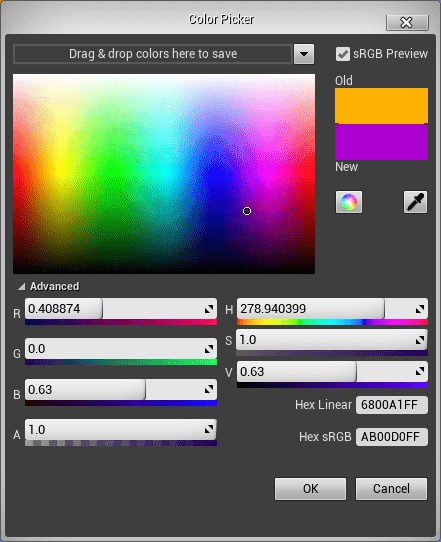 Materials Screenshot Materials