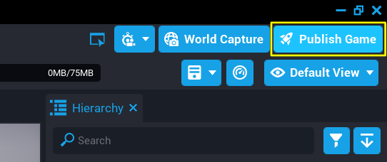 !Publish Button