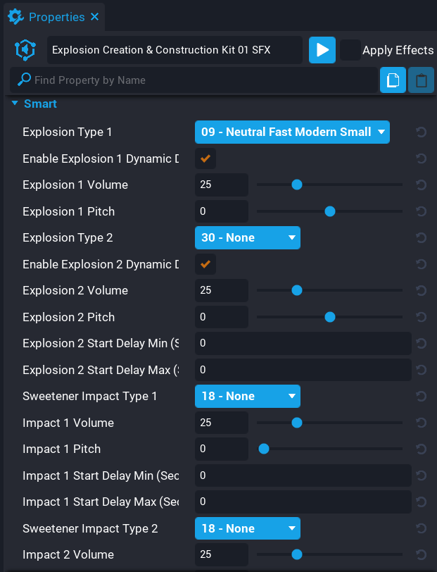 image_tooltip Explosion Properties