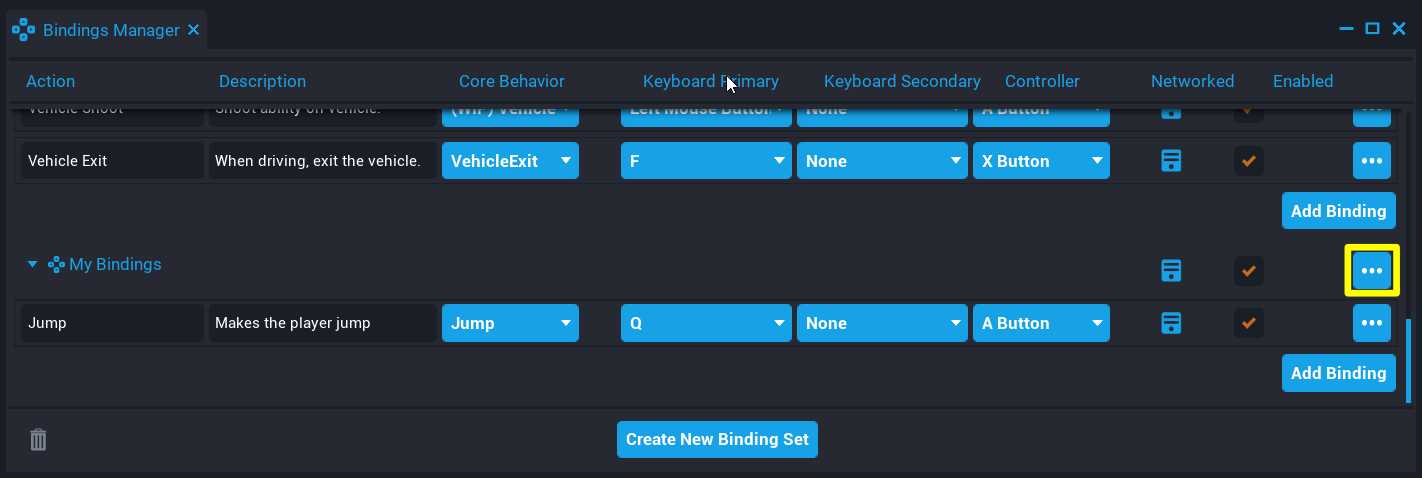 !Delete Binding Set