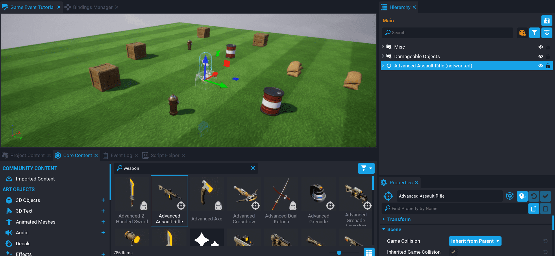 !Add Weapon