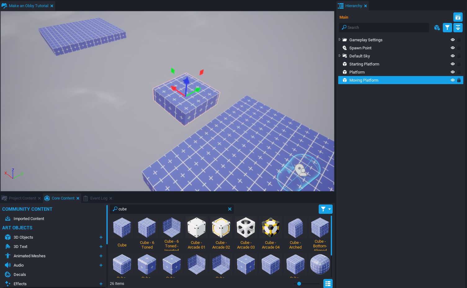 !Moving Platform