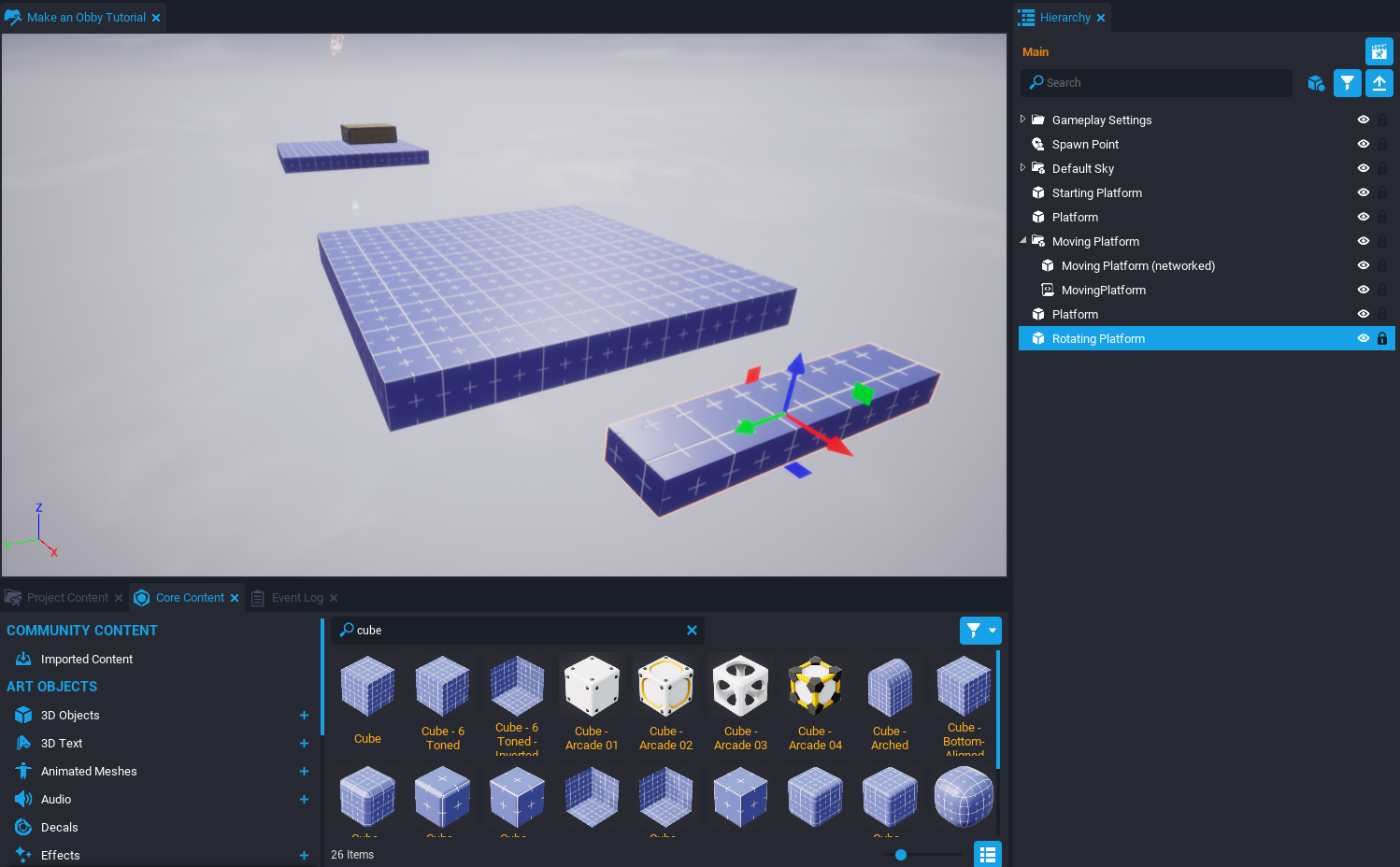 !Rotating Platform