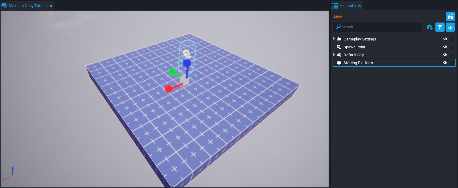 !Starting Platform