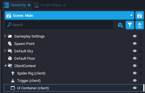 !UI Container