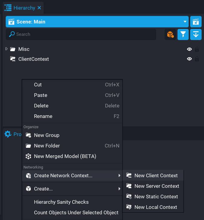 !Client Context